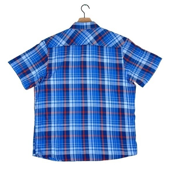 Mountain Hardwear Button Down Shirt Mens Large Minorca Short Sleeve Linen Blend - Picture 5 of 13